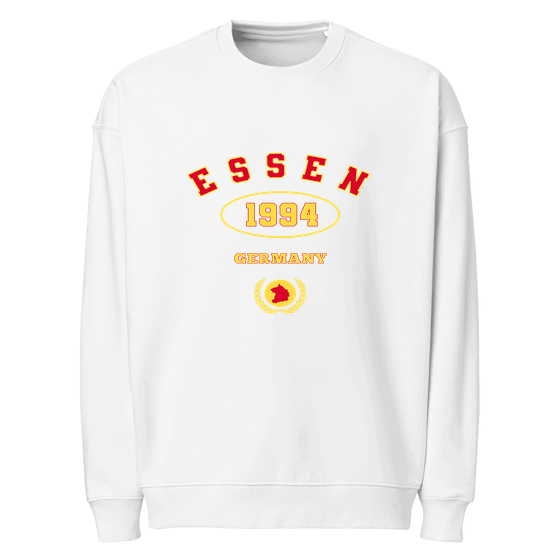 Essen Sweatshirt mit University 1994-Design (Weiß)