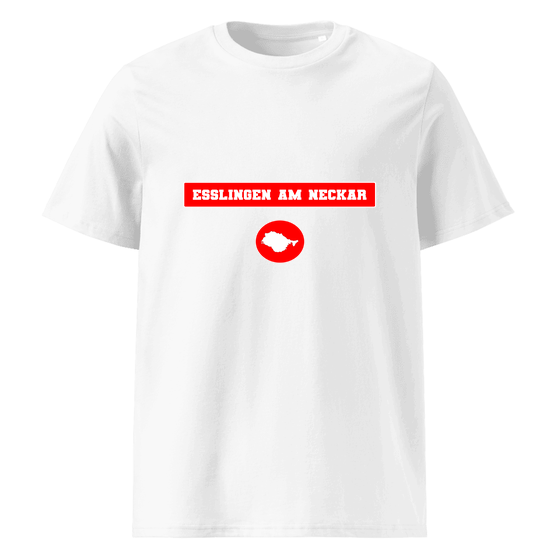 Esslingen am Neckar T-Shirt mit Signal14-Design (Weiß) – Produktansicht