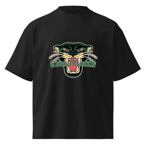 Euskirchen T-Shirt mit Panther-Design (Schwarz) – Produktansicht