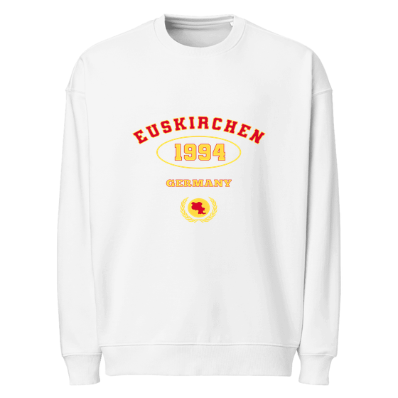 Euskirchen Sweatshirt mit University 1994-Design (Weiß) – Produktansicht