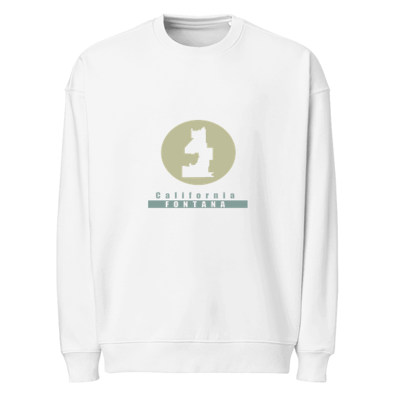 Fontana Sweatshirt with Minimal Moon design (White)