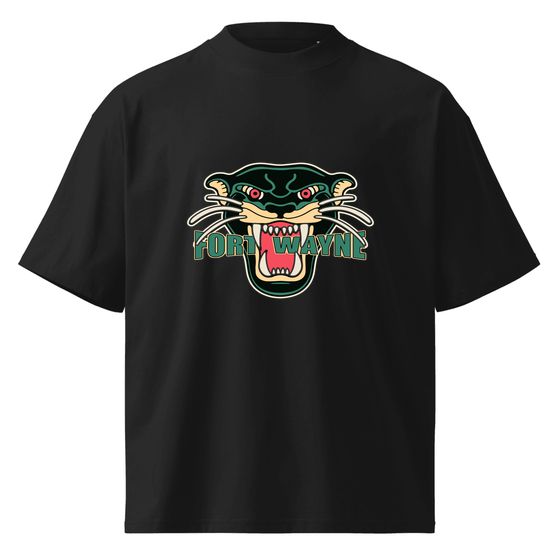 Fort Wayne T-Shirt with Panther design (Black)