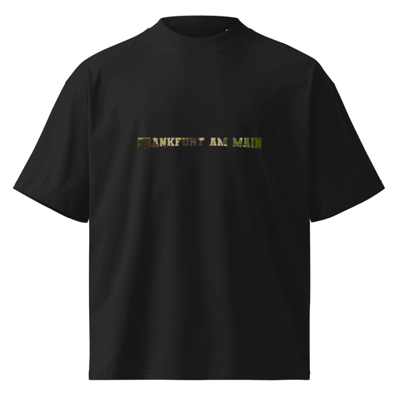 Frankfurt am Main T-Shirt mit Camouflage-Design (Schwarz)