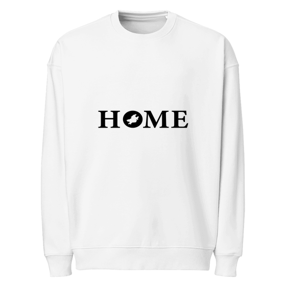 Frankfurt am Main Sweatshirt mit Home-Design (Weiß)