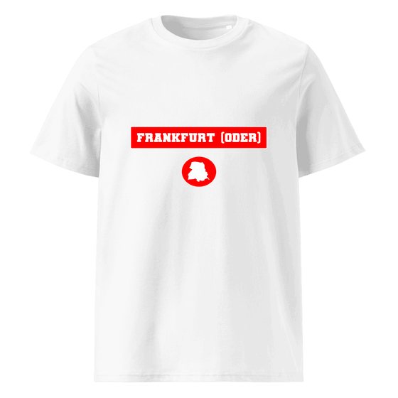 Frankfurt (Oder) T-Shirt mit Signal14-Design (Weiß) – Produktansicht