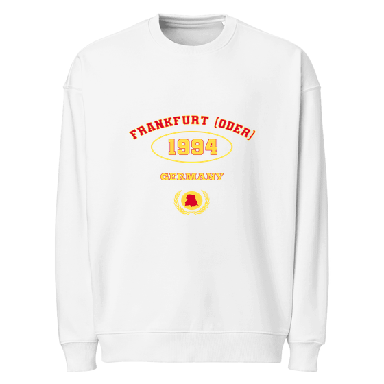 Frankfurt (Oder) Sweatshirt mit University 1994-Design (Weiß)