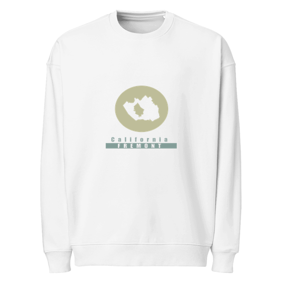 Fremont Sweatshirt with Minimal Moon design (White)