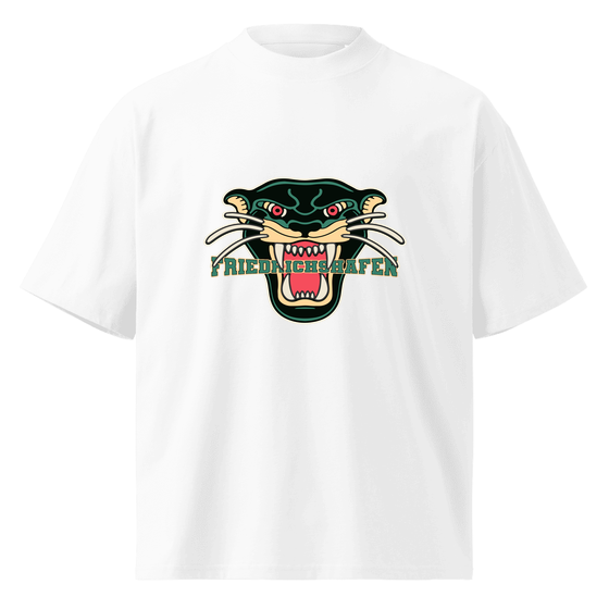 Friedrichshafen T-Shirt mit Panther-Design (Weiß) – Produktansicht