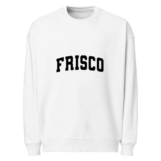 Frisco Sweatshirt with Varsity3 design (White)