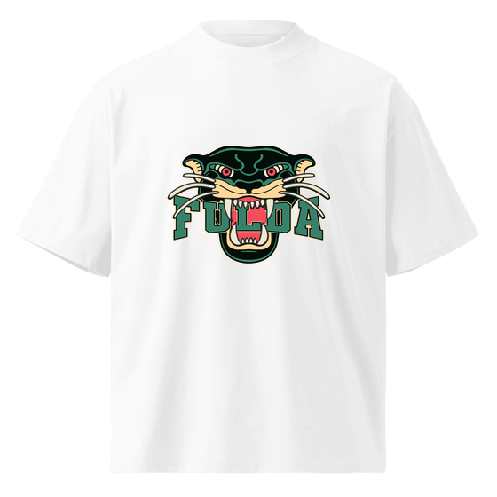 Fulda T-Shirt mit Panther-Design (Weiß) – Produktansicht