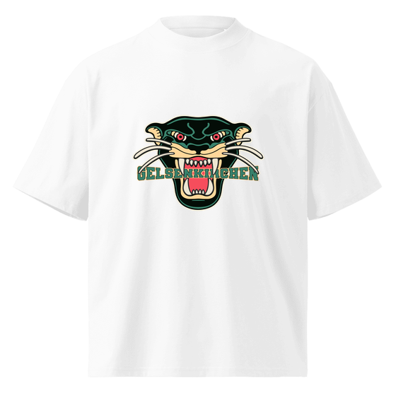 Gelsenkirchen T-Shirt mit Panther-Design (Weiß) – Produktansicht