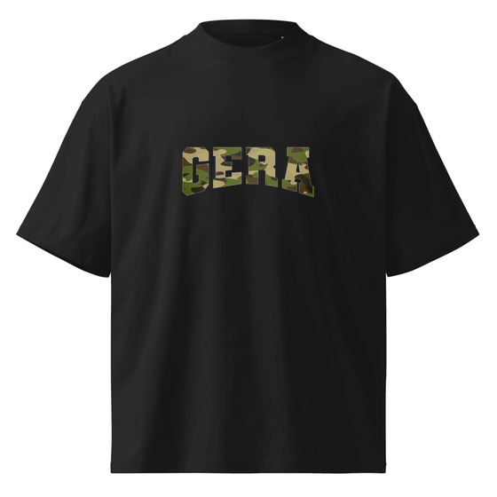 Gera T-Shirt mit Camouflage-Design (Schwarz) – Produktansicht