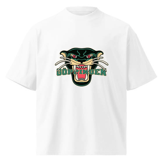 Göppingen T-Shirt mit Panther-Design (Weiß) – Produktansicht