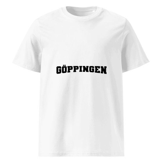 Göppingen T-Shirt mit Varsity17-Design (Weiß) – Produktansicht