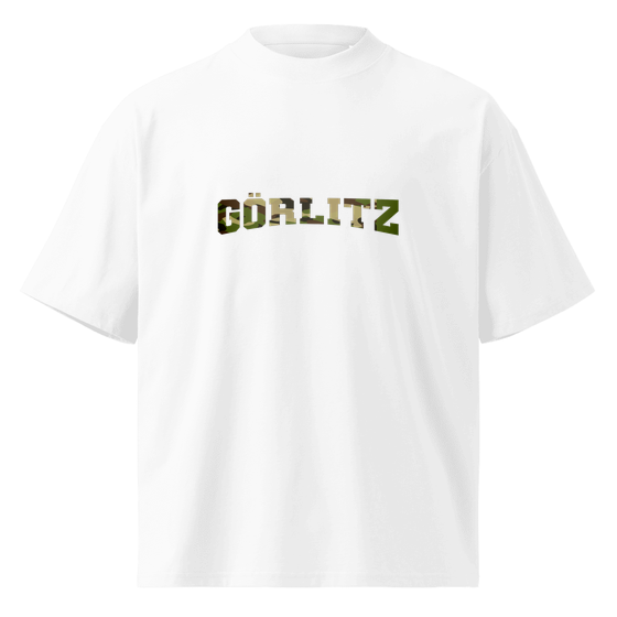 Görlitz T-Shirt mit Camouflage-Design (Weiß) – Produktansicht