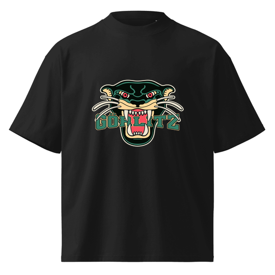 Görlitz T-Shirt mit Panther-Design (Schwarz)