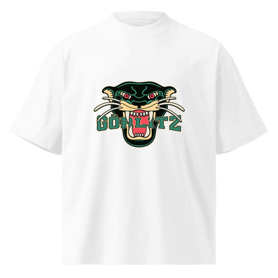 Görlitz T-Shirt mit Panther-Design (Weiß) – Produktansicht