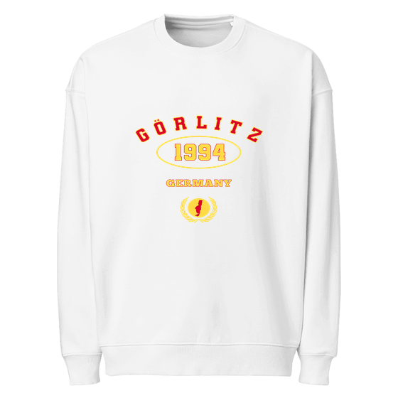 Görlitz Sweatshirt mit University 1994-Design (Weiß)