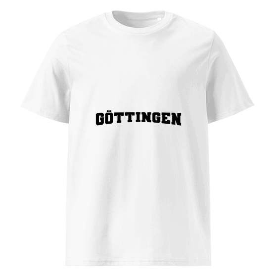 Göttingen T-Shirt mit Varsity17-Design (Weiß) – Produktansicht