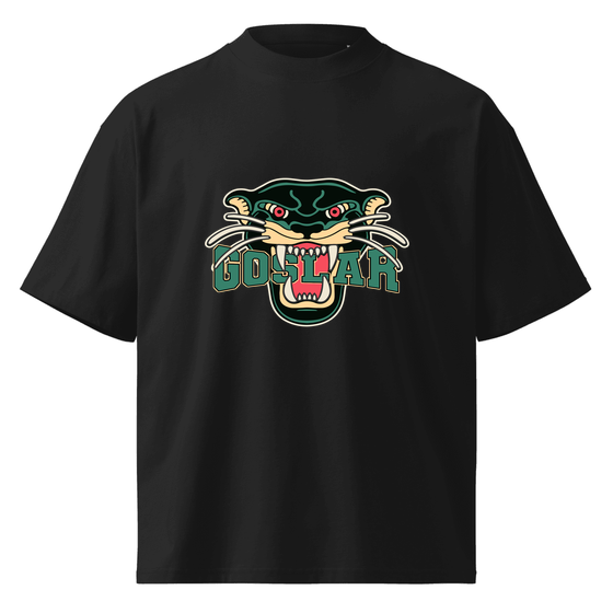 Goslar T-Shirt mit Panther-Design (Schwarz) – Produktansicht