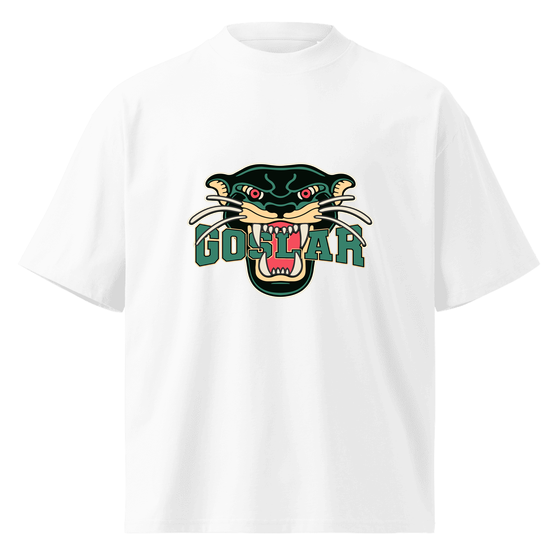 Goslar T-Shirt mit Panther-Design (Weiß) – Produktansicht