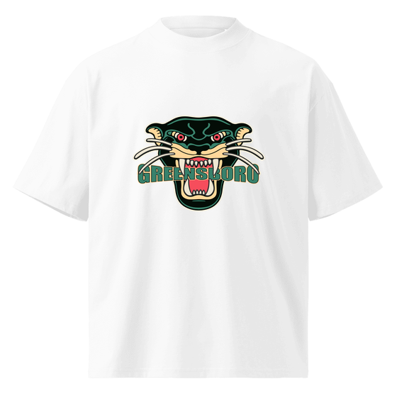 Greensboro T-Shirt with Panther design (White) – Produktansicht
