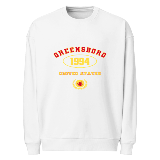 Greensboro Sweatshirt with University 1994 design (White)