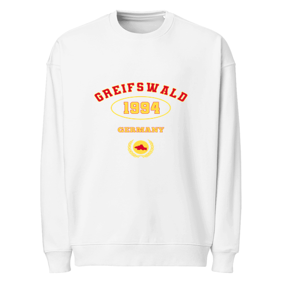 Greifswald Sweatshirt mit University 1994-Design (Weiß)