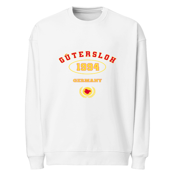 Gütersloh Sweatshirt mit University 1994-Design (Weiß)