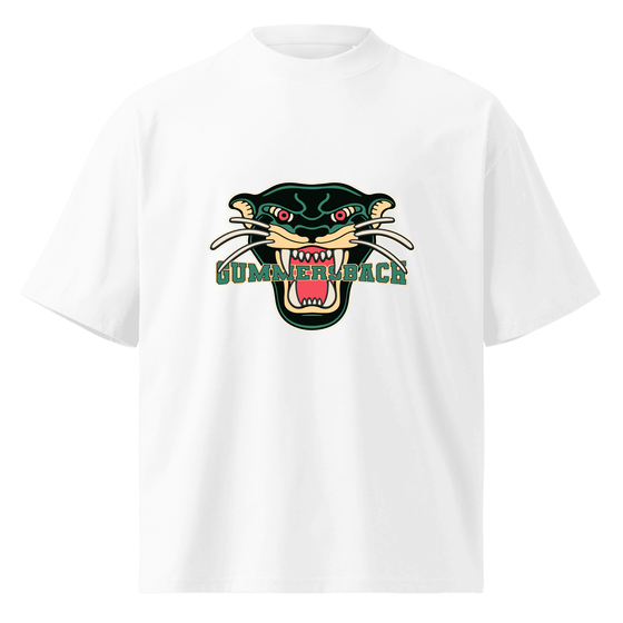 Gummersbach T-Shirt mit Panther-Design (Weiß) – Produktansicht