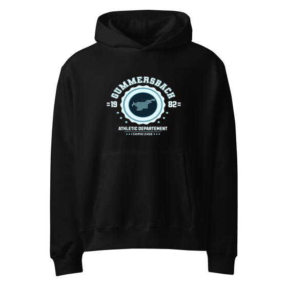 Gummersbach Hoodie mit Varsity Hero-Design (Schwarz)