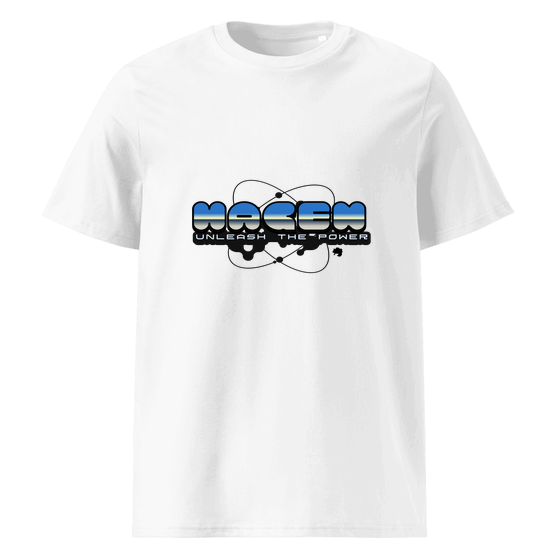 Hagen T-Shirt mit Atom-Design (Weiß)