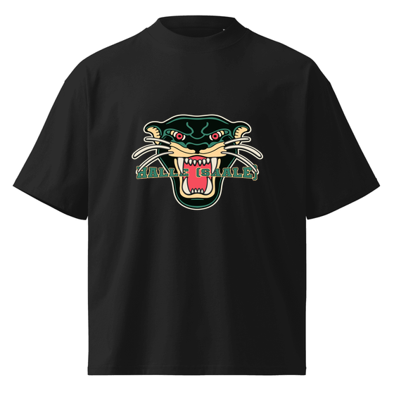 Halle (Saale) T-Shirt mit Panther-Design (Schwarz)