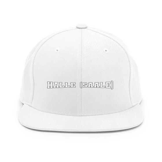 Halle (Saale) Cap mit Varsity4-Design (Weiß)