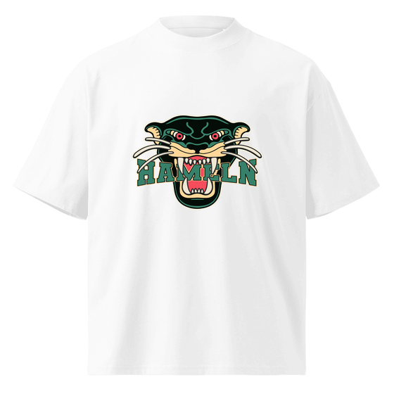 Hameln T-Shirt mit Panther-Design (Weiß) – Produktansicht