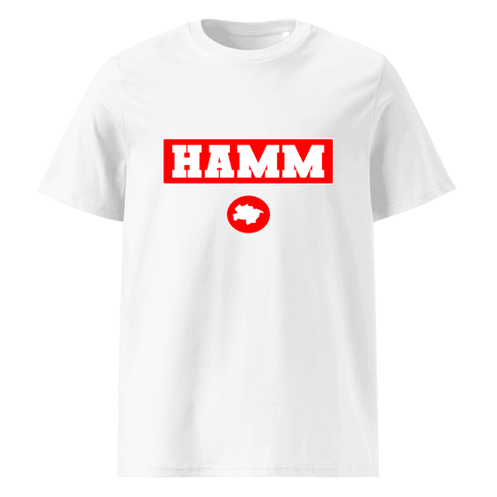 Hamm T-Shirt mit Signal14-Design (Weiß) – Produktansicht