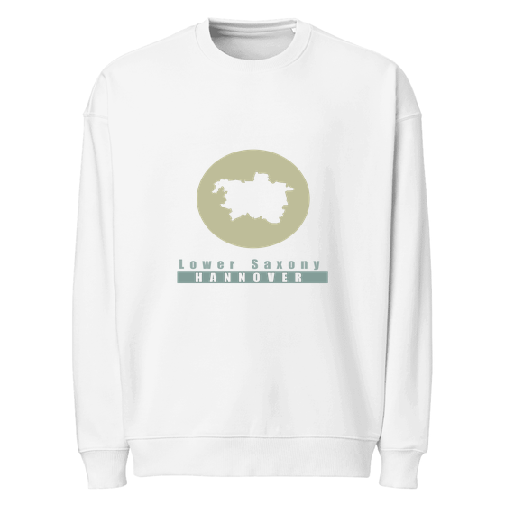 Hannover Sweatshirt mit Minimal Moon-Design (Weiß)