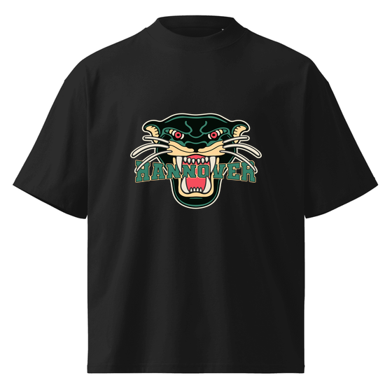 Hannover T-Shirt mit Panther-Design (Schwarz)