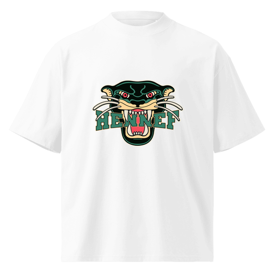 Hennef T-Shirt mit Panther-Design (Weiß) – Produktansicht