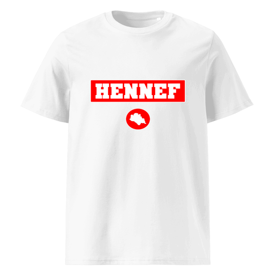Hennef T-Shirt mit Signal14-Design (Weiß) – Produktansicht