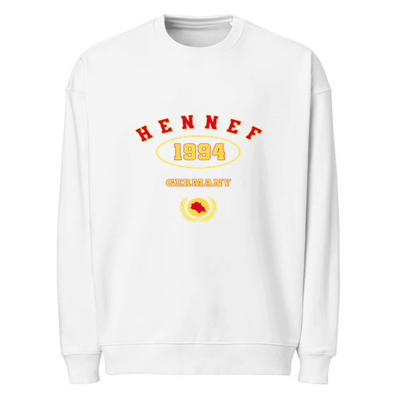 Hennef Sweatshirt mit University 1994-Design (Weiß)
