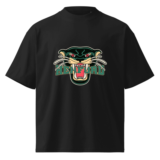Herford T-Shirt mit Panther-Design (Schwarz) – Produktansicht