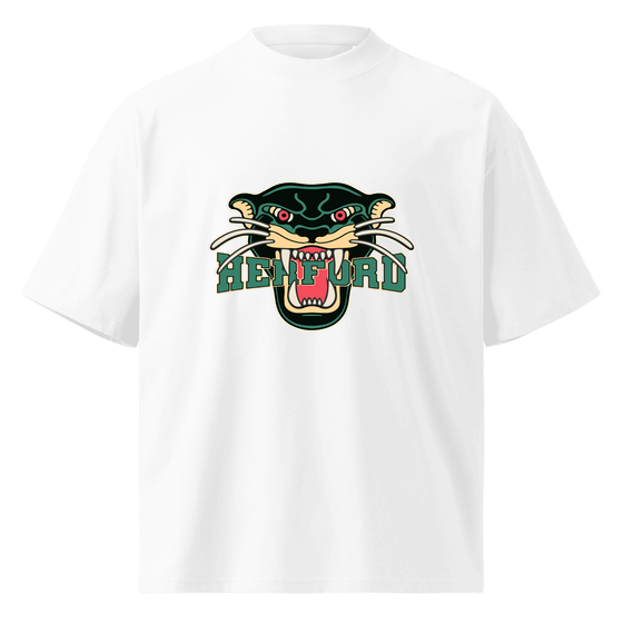 Herford T-Shirt mit Panther-Design (Weiß) – Produktansicht