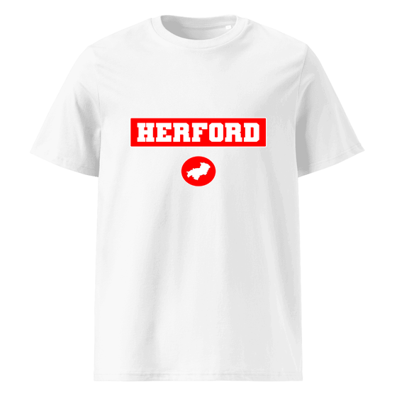 Herford T-Shirt mit Signal14-Design (Weiß) – Produktansicht