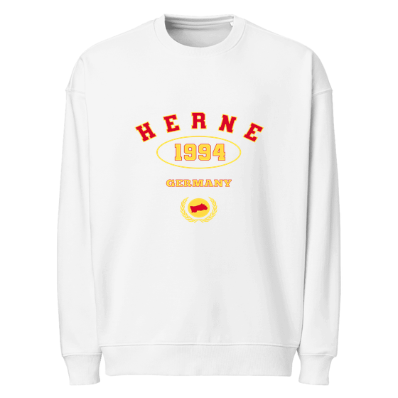 Herne Sweatshirt mit University 1994-Design (Weiß)