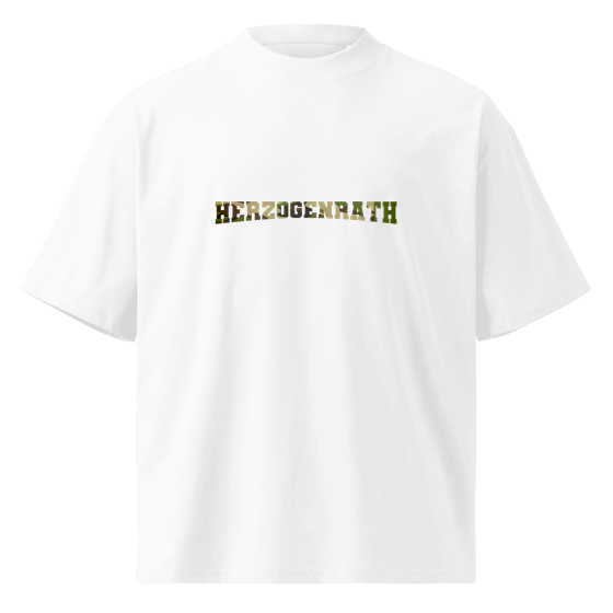 Herzogenrath T-Shirt mit Camouflage-Design (Weiß) – Produktansicht