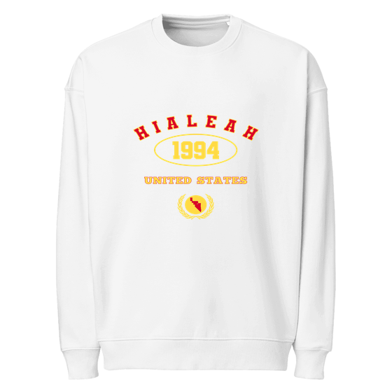 Hialeah Sweatshirt with University 1994 design (White)