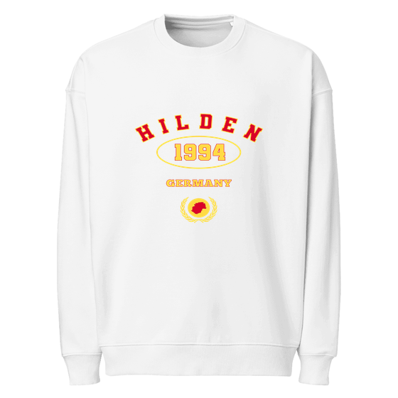 Hilden Sweatshirt mit University 1994-Design (Weiß)