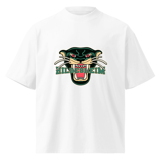 Hildesheim T-Shirt mit Panther-Design (Weiß) – Produktansicht