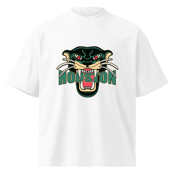 Houston T-Shirt with Panther design (White) – Produktansicht
